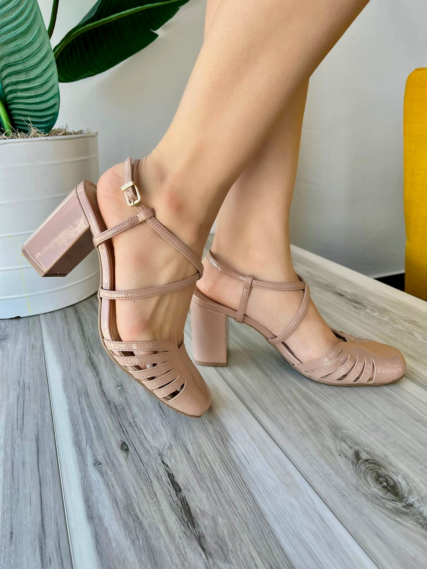 Rocco beige heel - Stela The Shoetique
