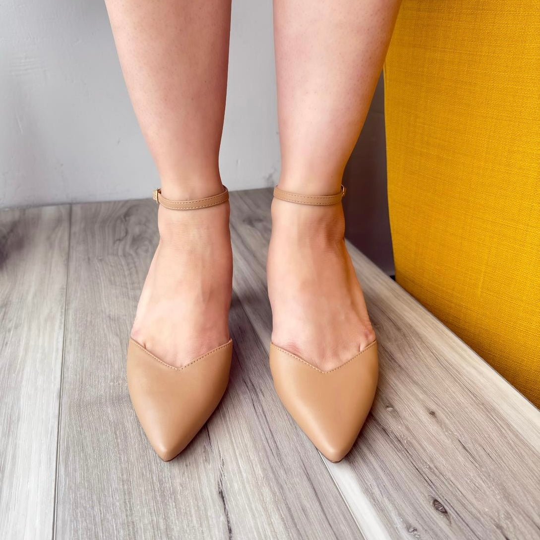 Fela beige heel