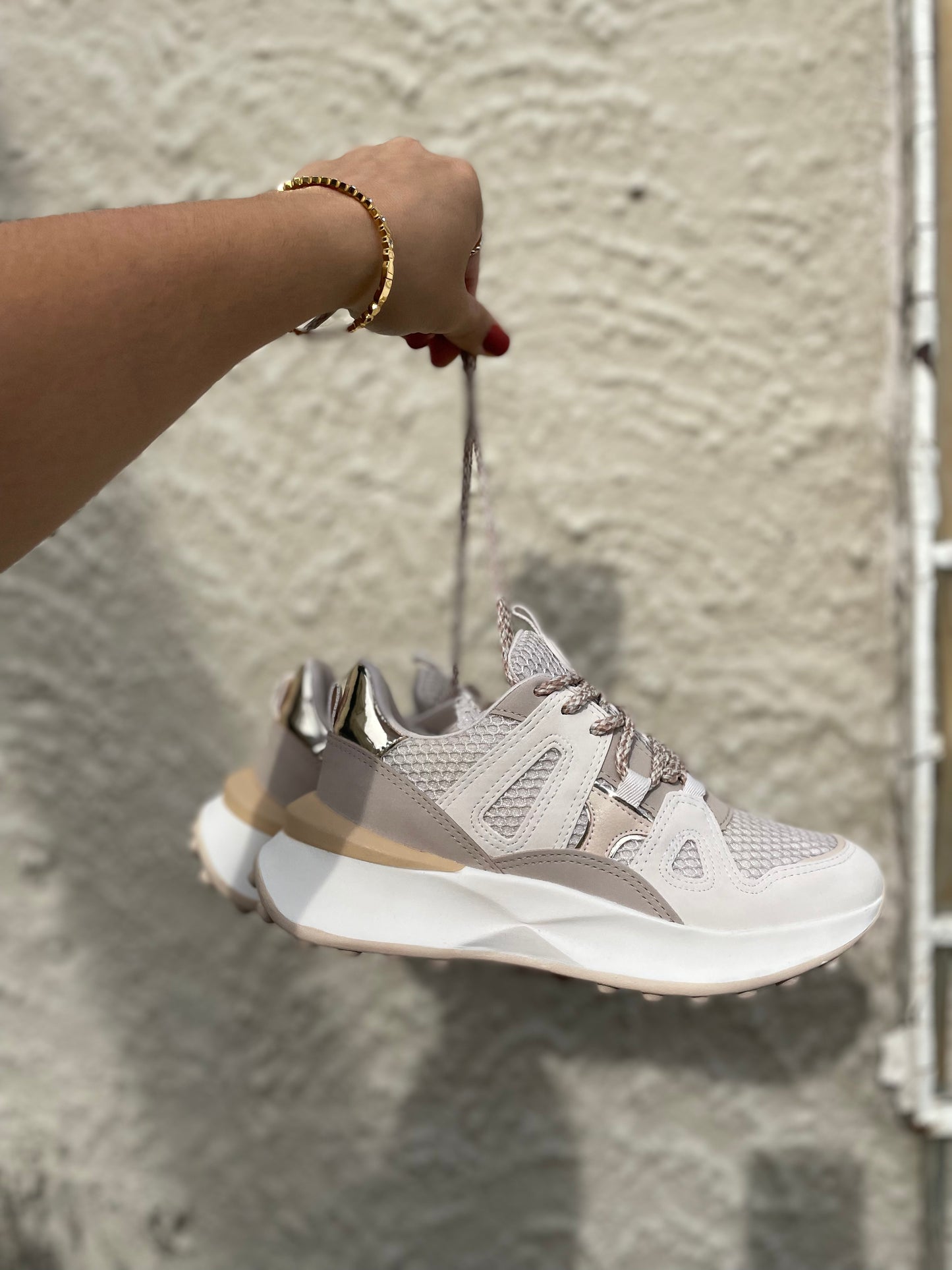BEIGE TONES SNEAKER 17503-05- FINAL SALE