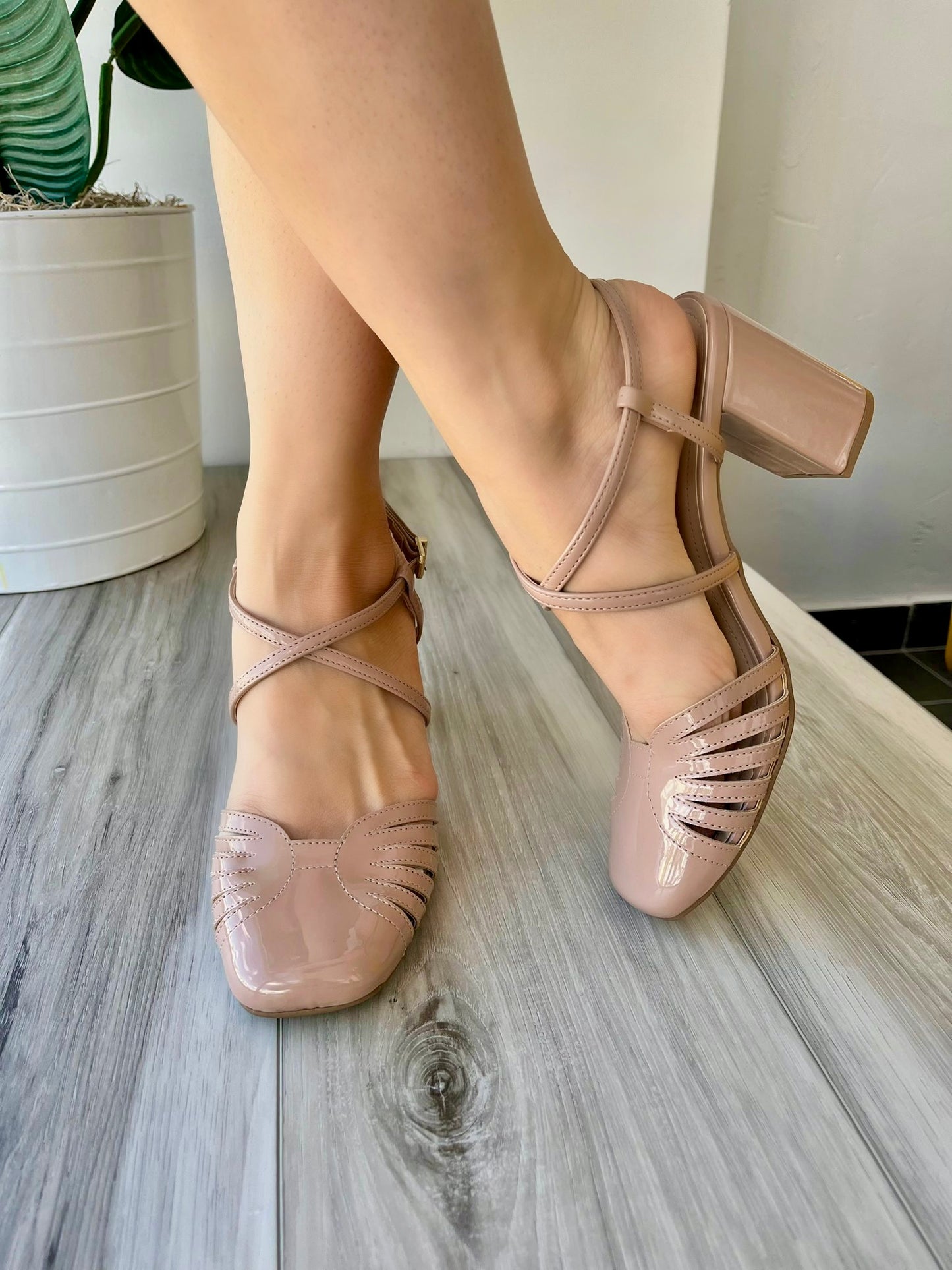 Rocco beige heel - Stela The Shoetique