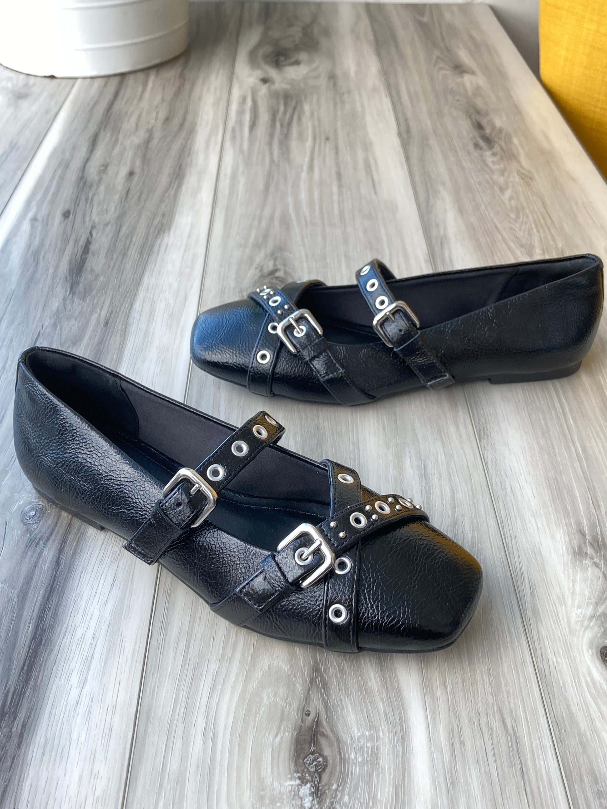 Kristal black ballerina - Stela The Shoetique