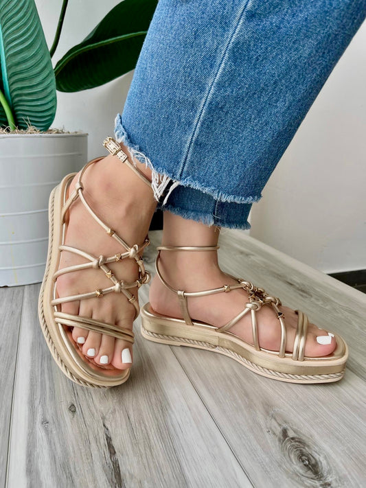 Mercedes gold size 6 - Stela The Shoetique