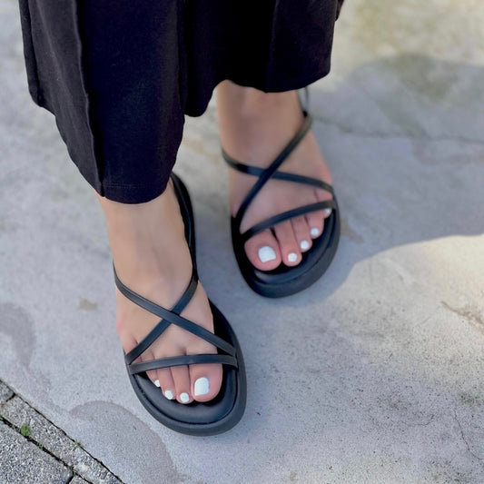Zara black flat 5,8 - Stela The Shoetique