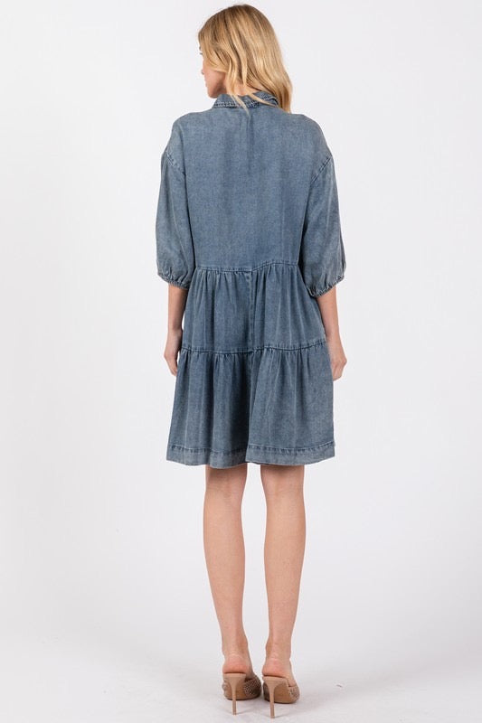 Azucena Denim- SMALL - Stela The Shoetique