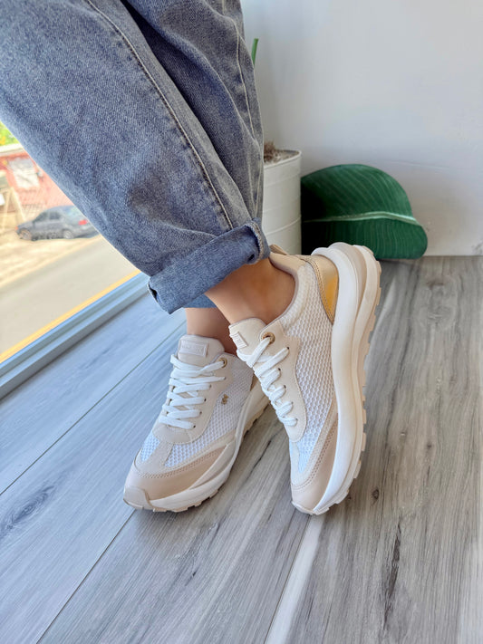 Rut Creme Low Sneaker - Stela The Shoetique