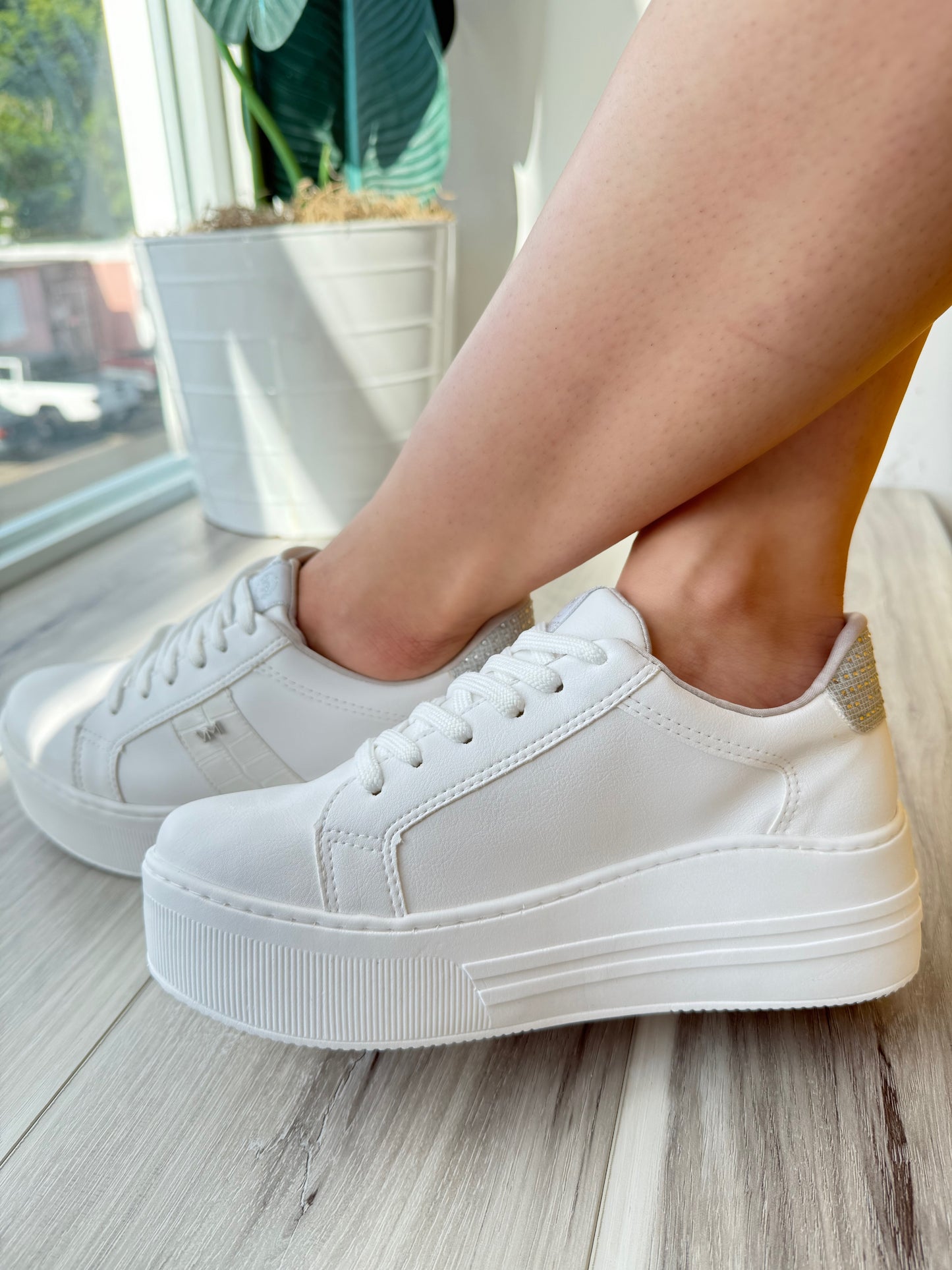 Yessy White grey Sneaker