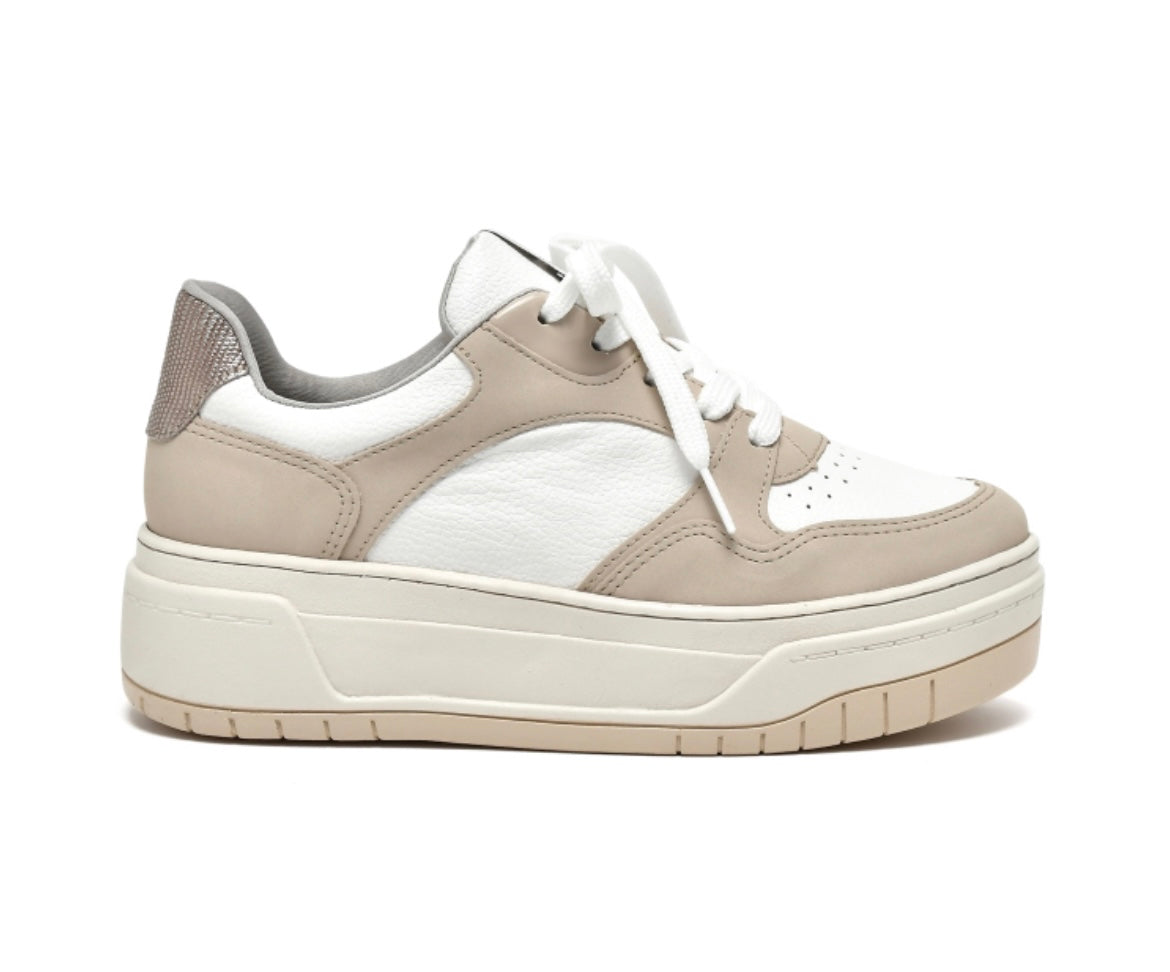 Ally Creme Sneaker - Stela The Shoetique