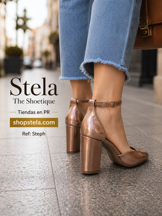 Steph bronze heel 9,10