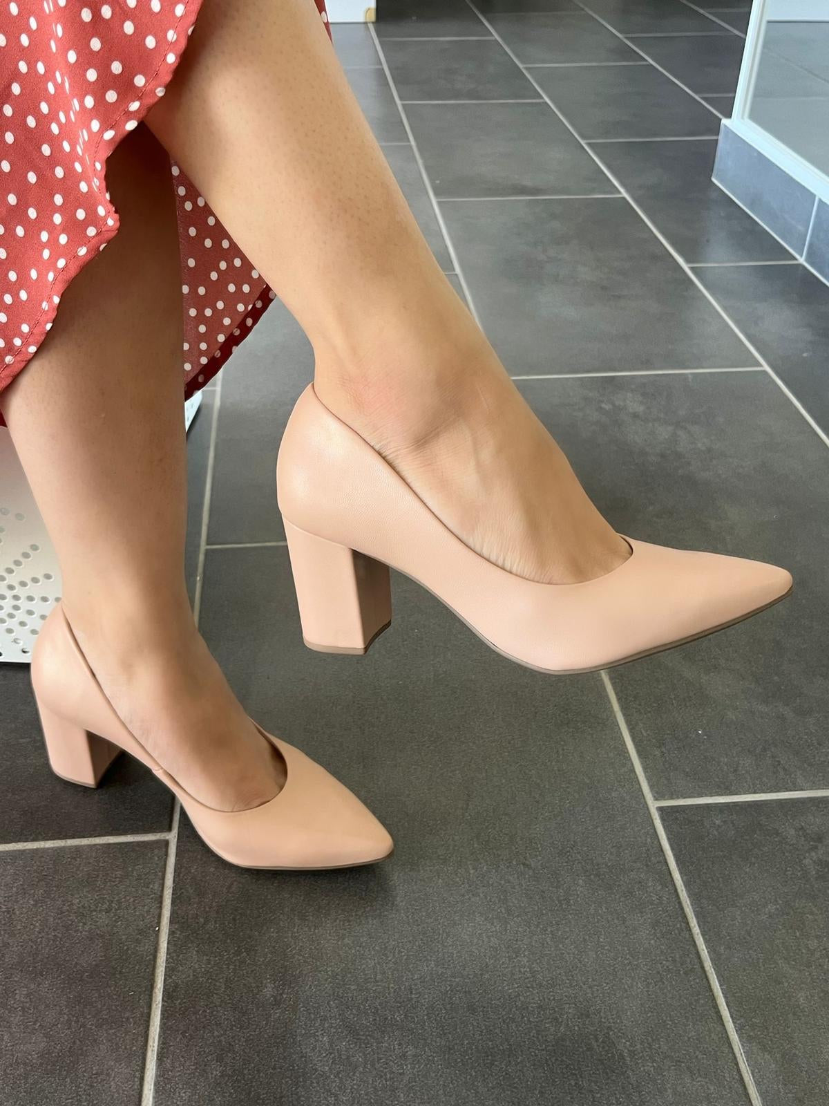 POINTED BLOCK HEEL 12307-01