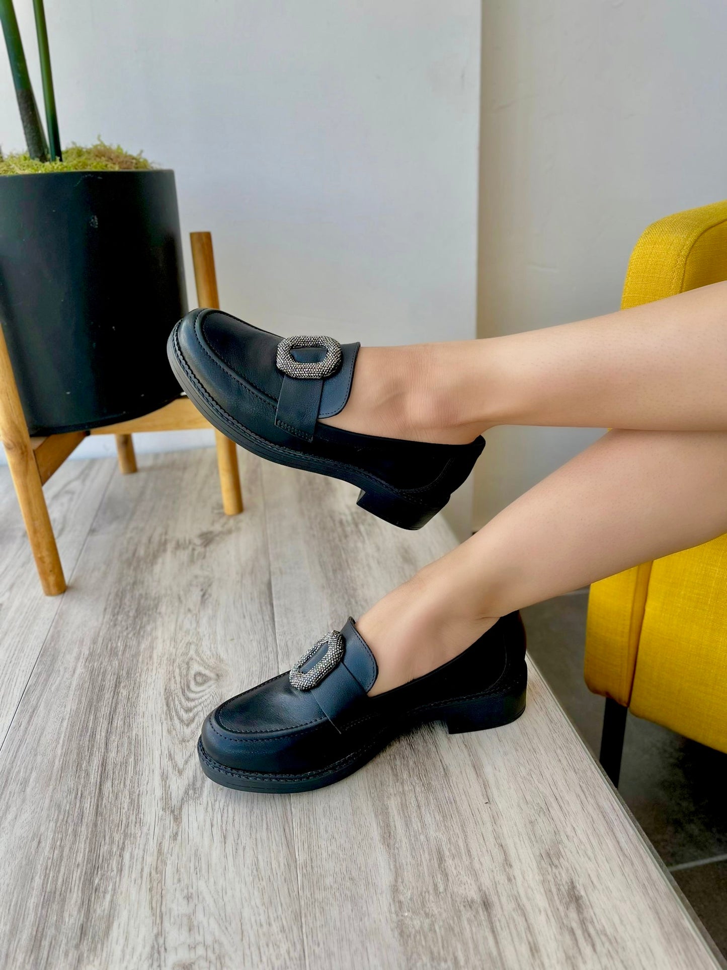 Lau black loafer 7,8 - Stela The Shoetique