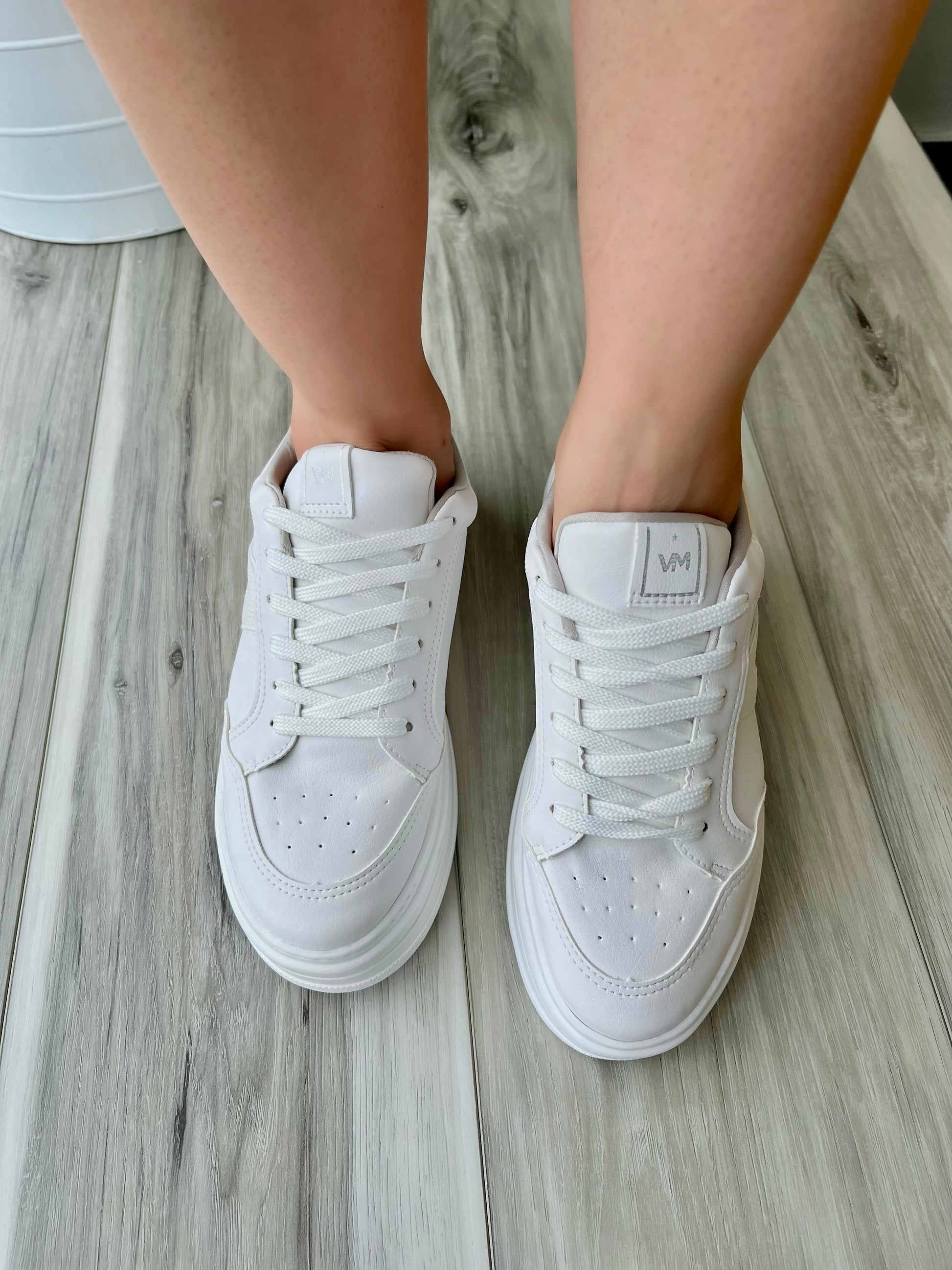 Valentina white sneaker - Stela The Shoetique