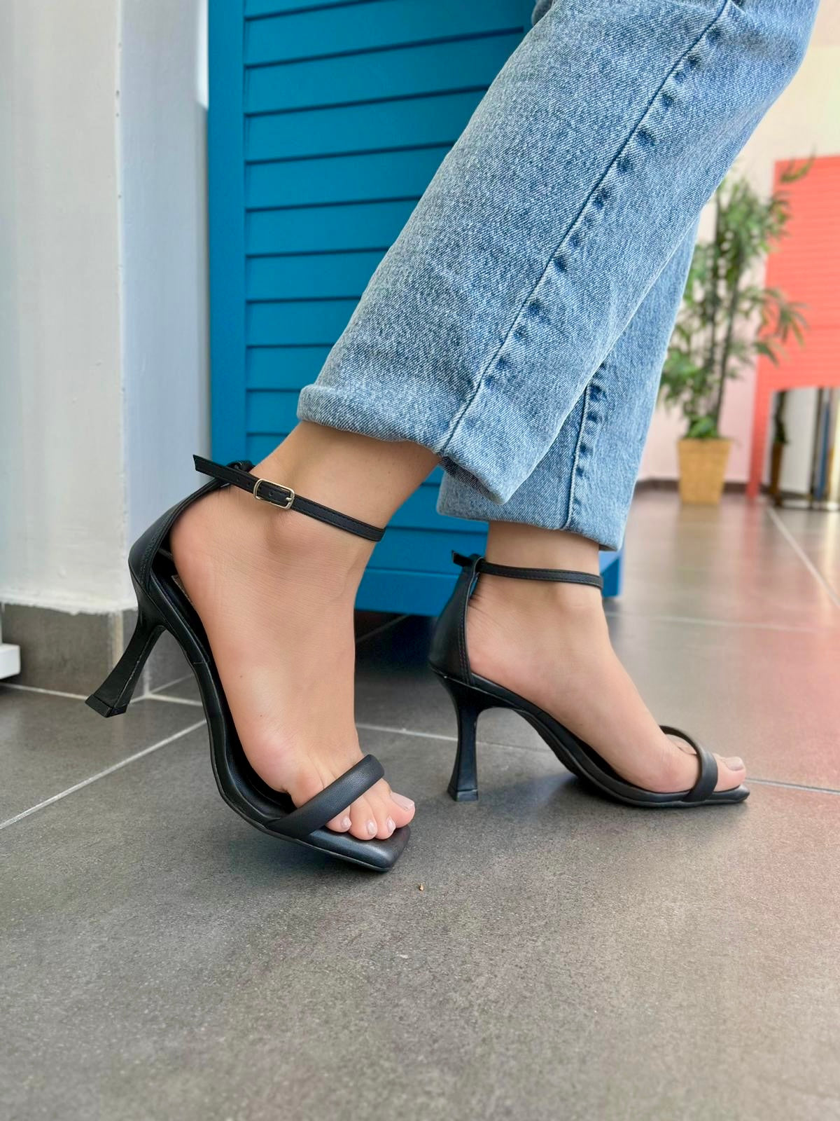 Maya Black Heel - Stela The Shoetique