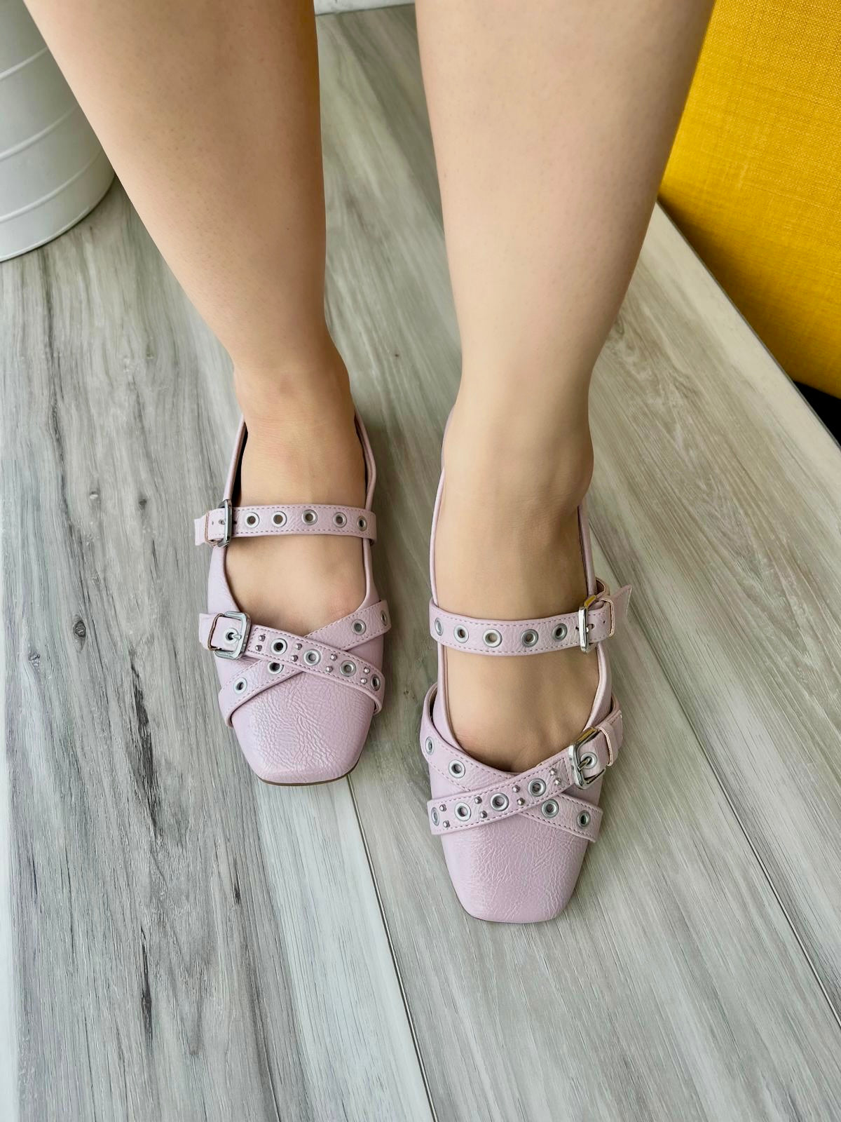 Kristal lila ballerina - Stela The Shoetique