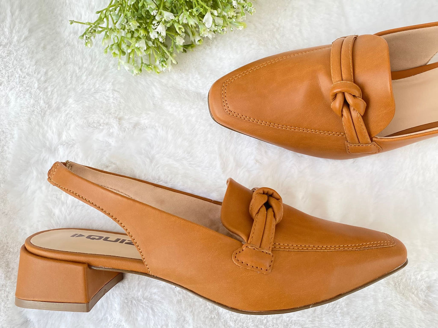 KNOT DETAIL CARAMELO SLINGBACK 3030-07
