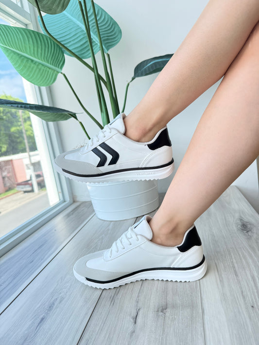 Isma blk white - Stela The Shoetique