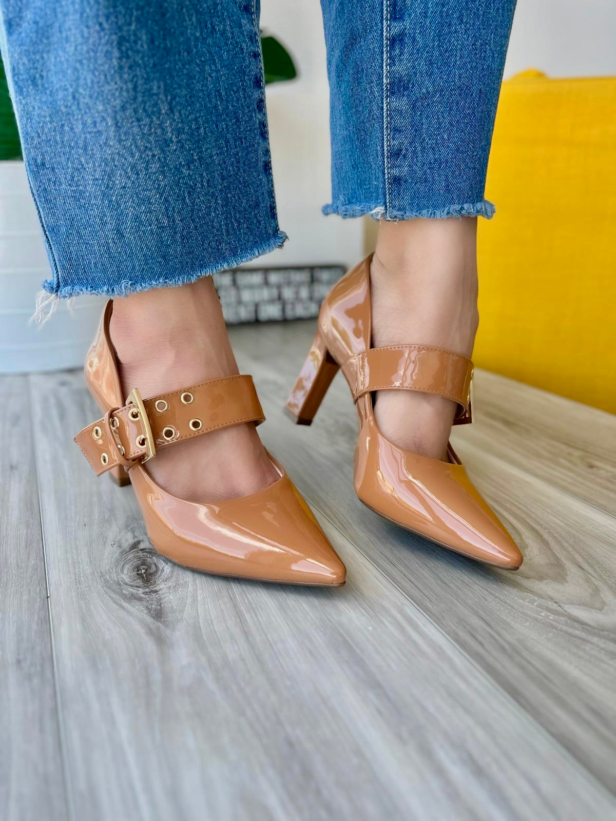 Felicia caramelo heel 7,8 - Stela The Shoetique
