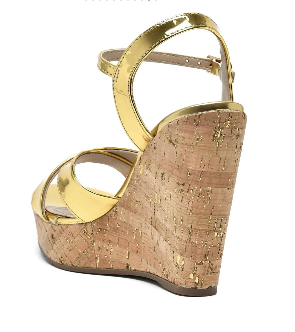 Mery Gold Wedge 9,10 - Stela The Shoetique