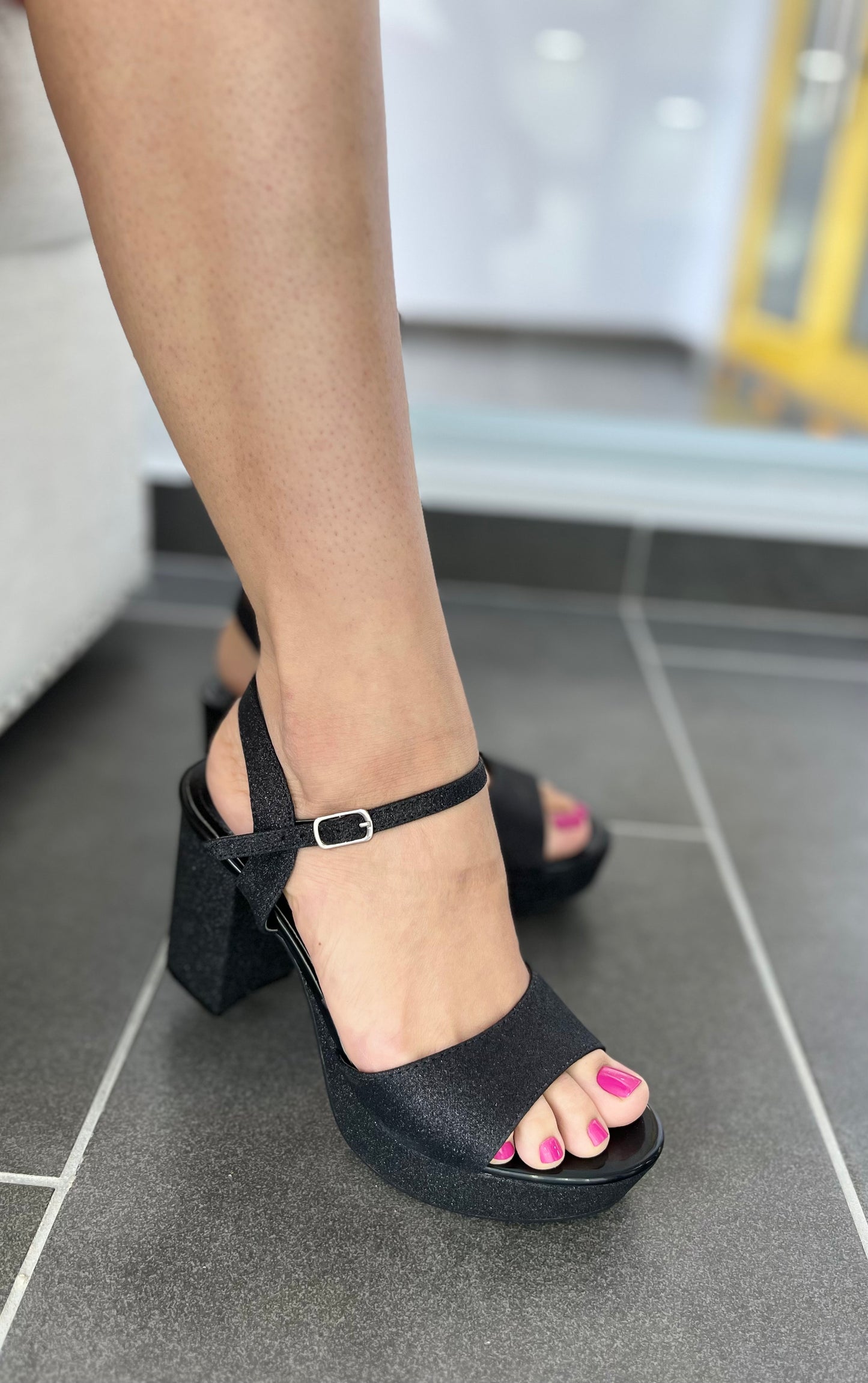 GLITTER PLATFORM HEEL 11508-01