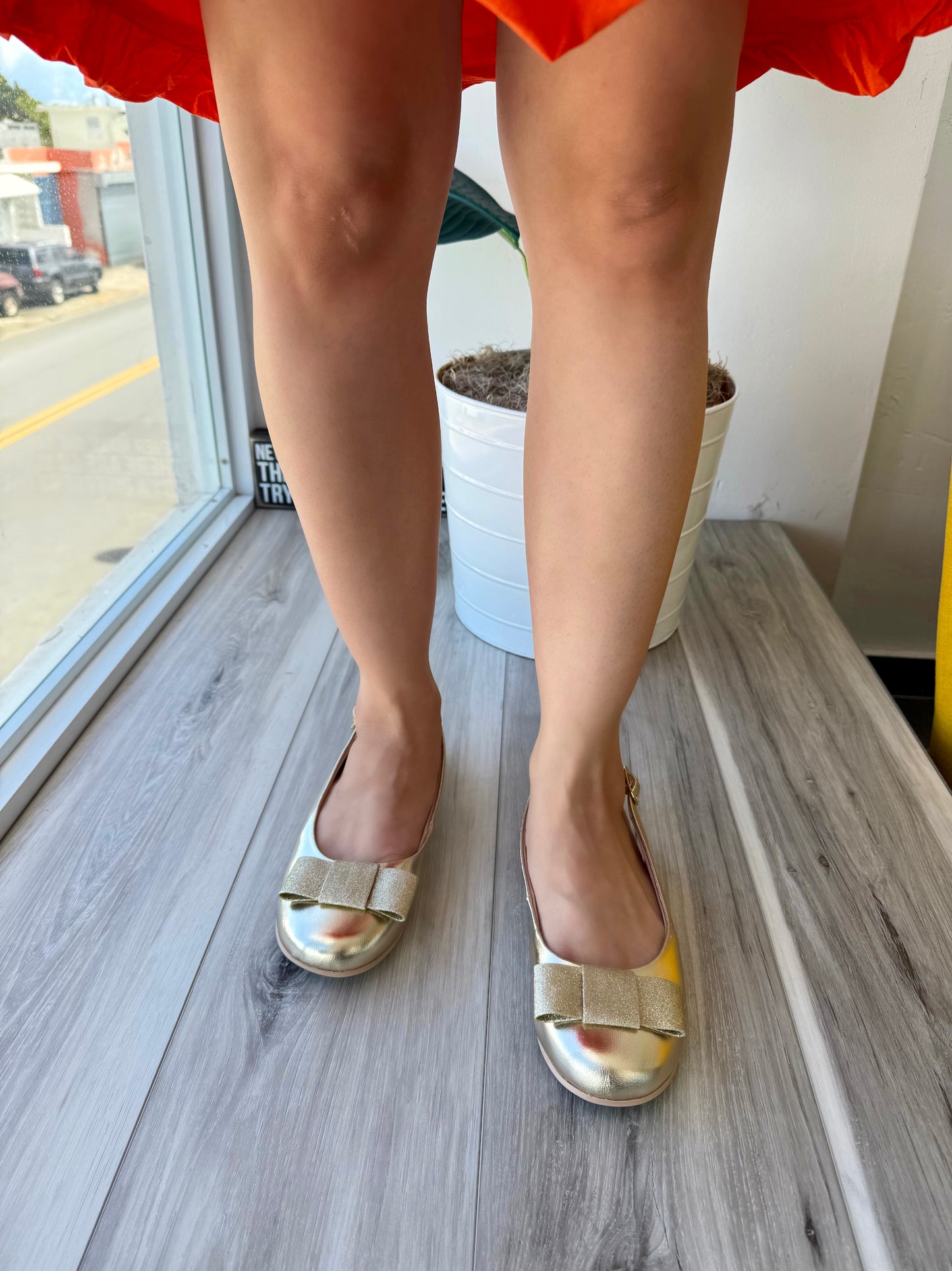 Rossie gold slingback- 5