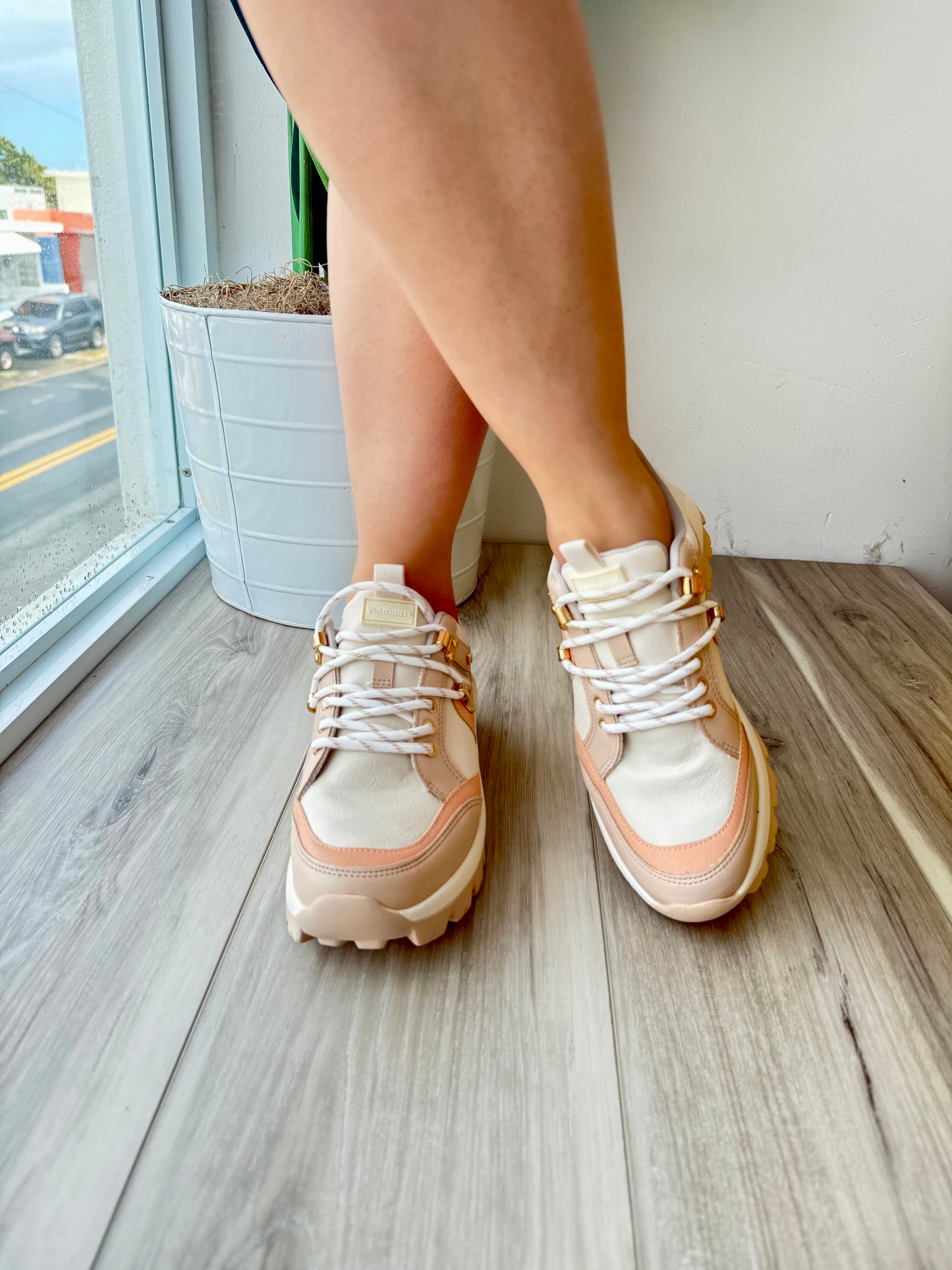 Claire Leopard Creme Sneaker - Stela The Shoetique
