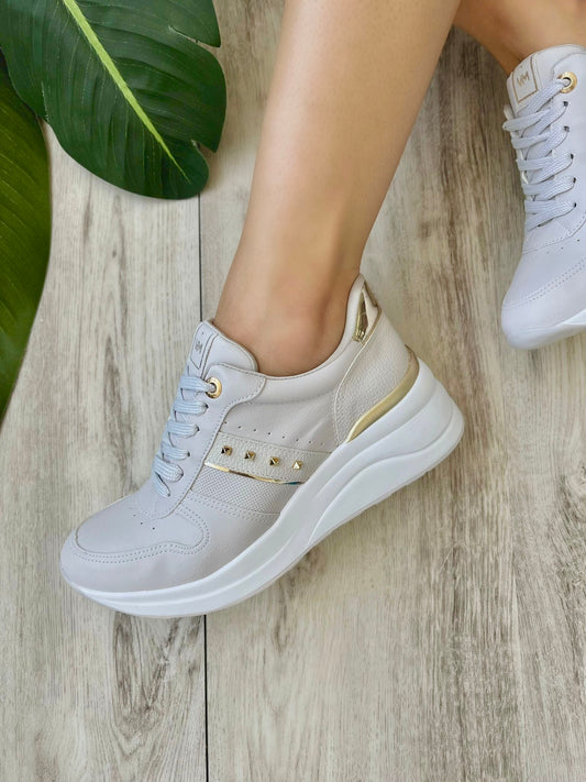 Maisie beige sneaker - Stela The Shoetique