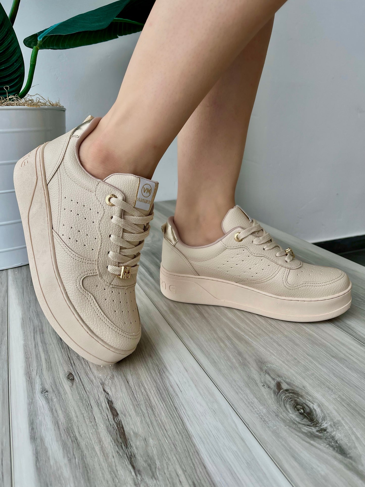 Petra beige sneaker - Stela The Shoetique