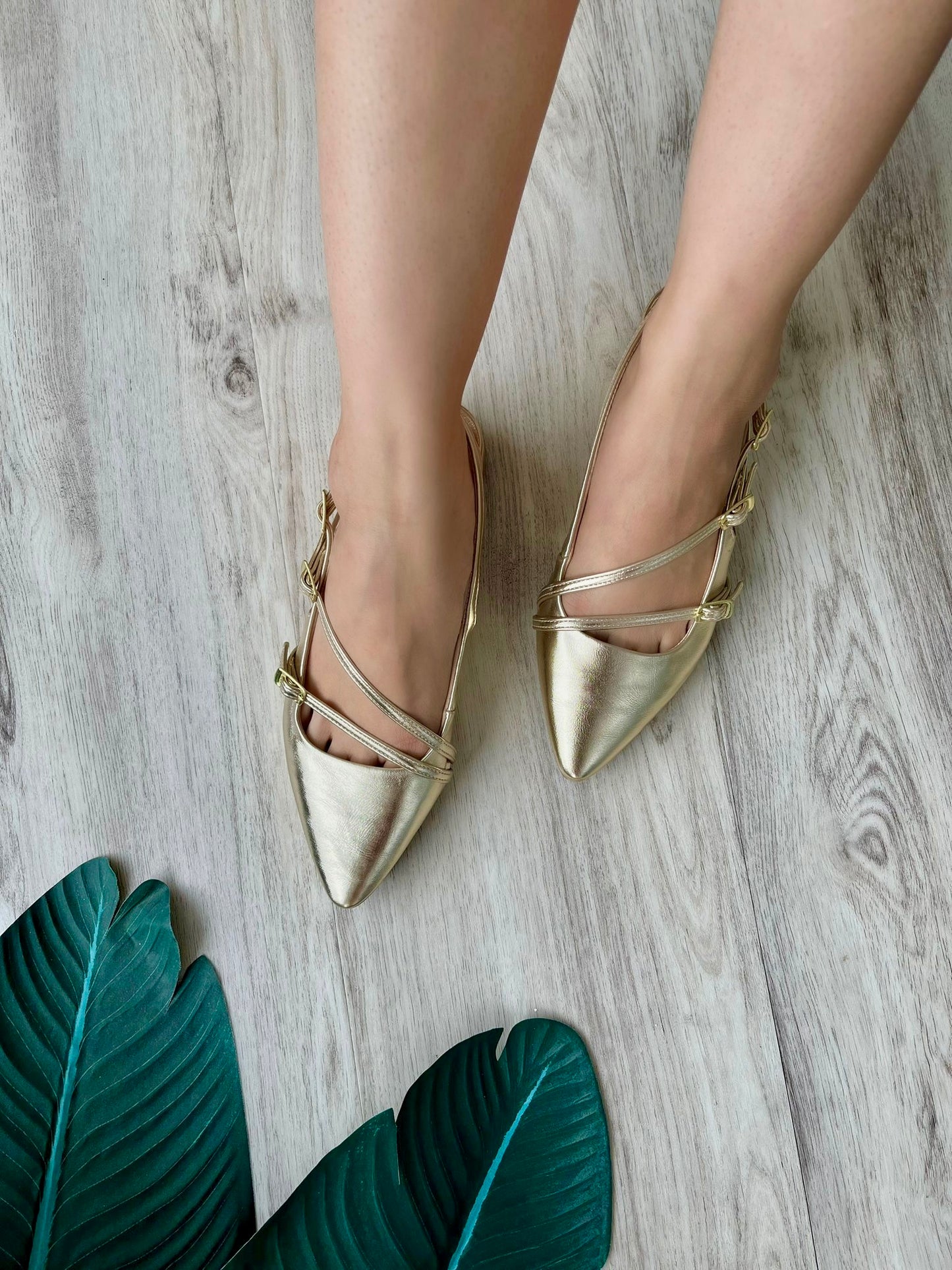 Janis gold 7,8 - Stela The Shoetique