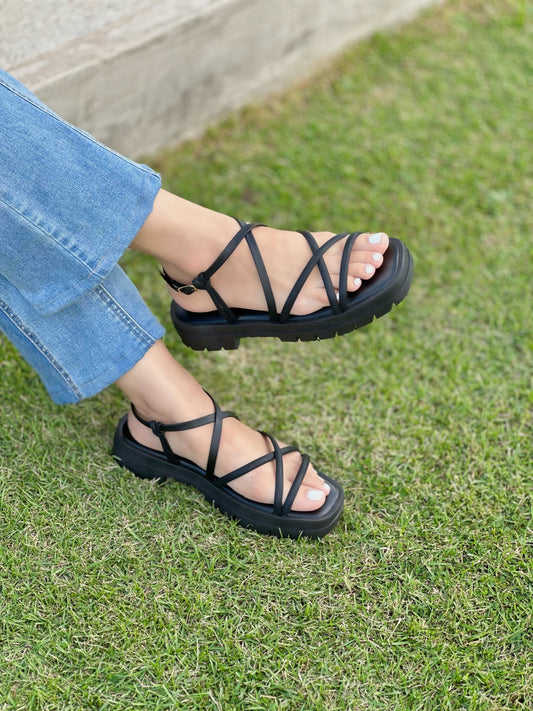 Dian black flat 6,8 - Stela The Shoetique