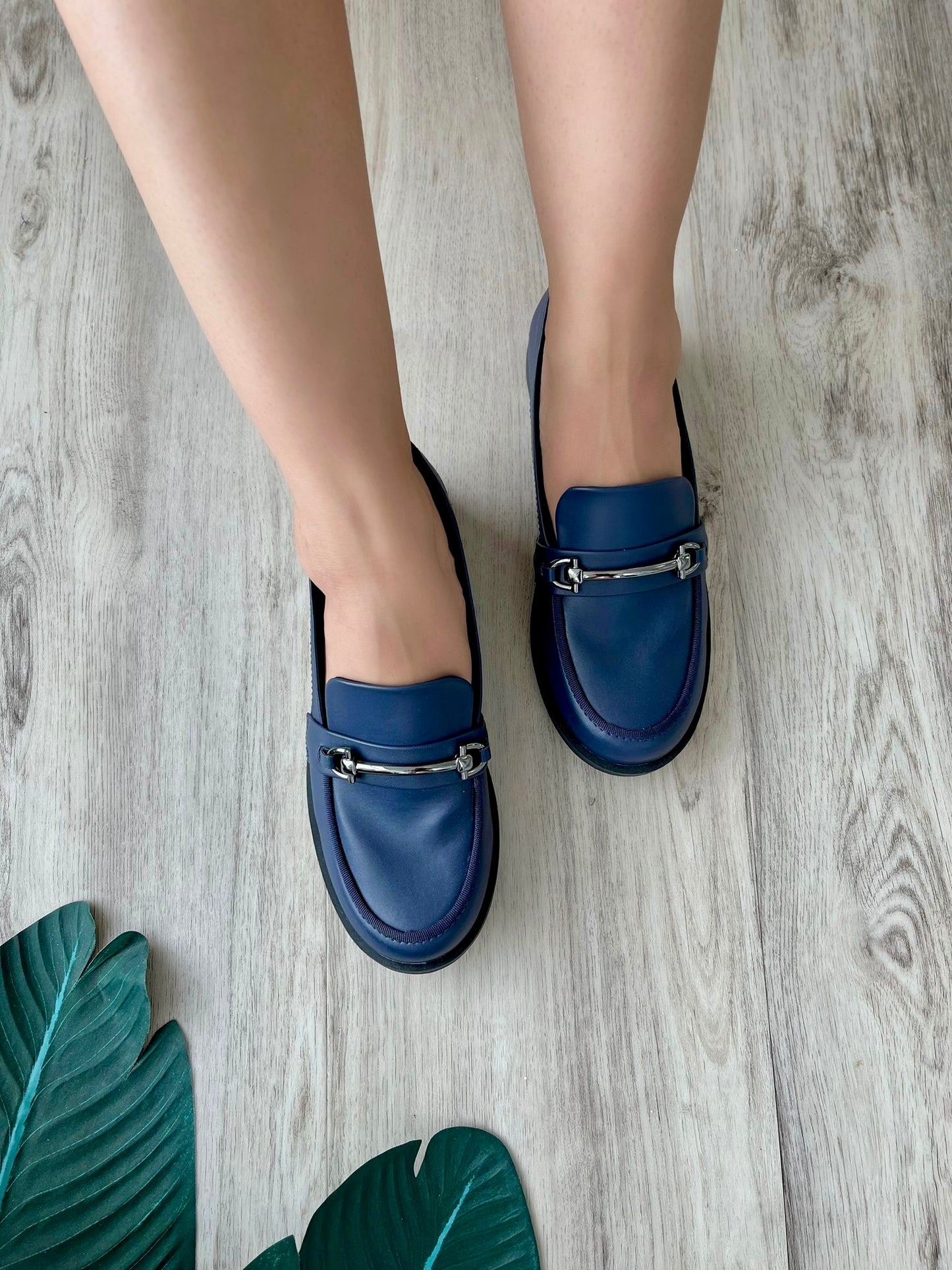 Frenchie navy loafer 6,7,8 - Stela The Shoetique