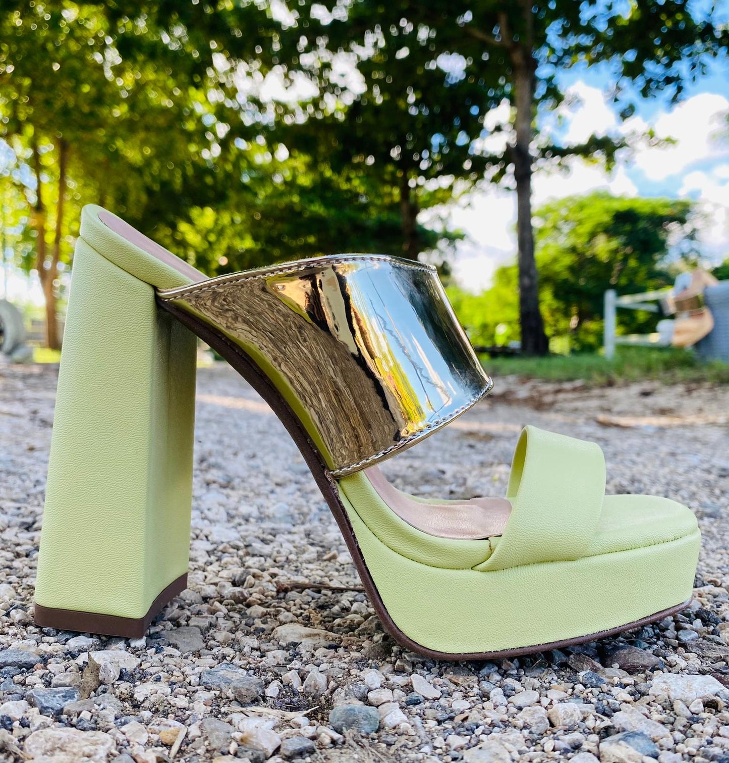 DOUBLE STRAP CHUNKY SANDAL 7502