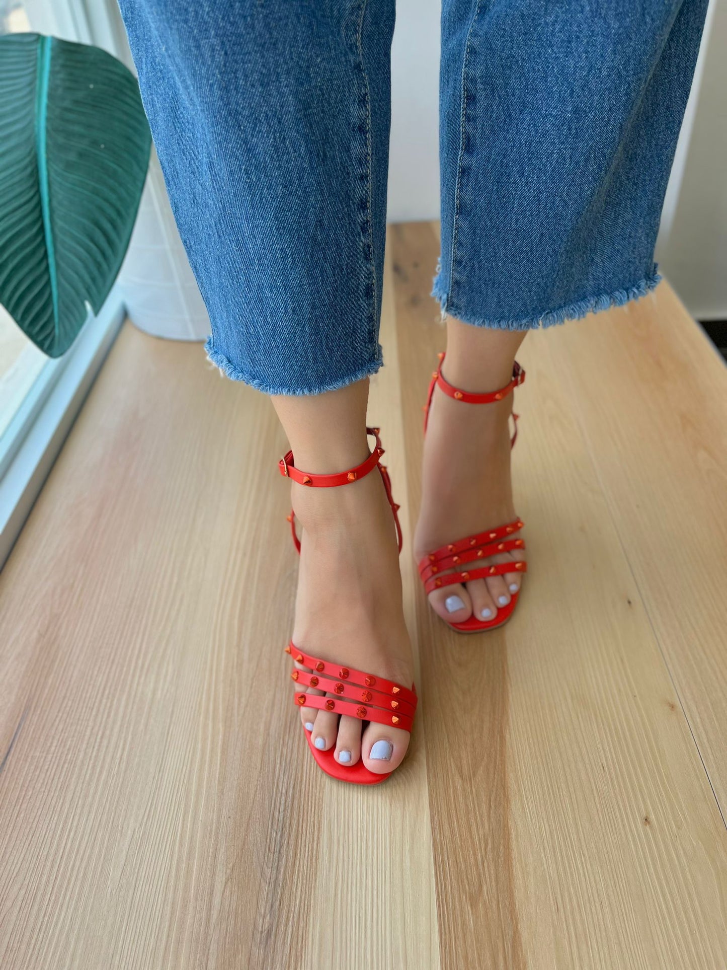 Jimena red heel 5,6,7,8,9 - Stela The Shoetique