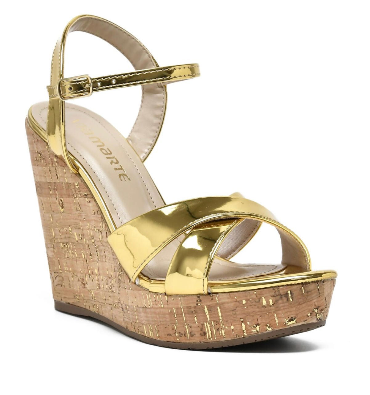 Mery Gold Wedge 9,10 - Stela The Shoetique