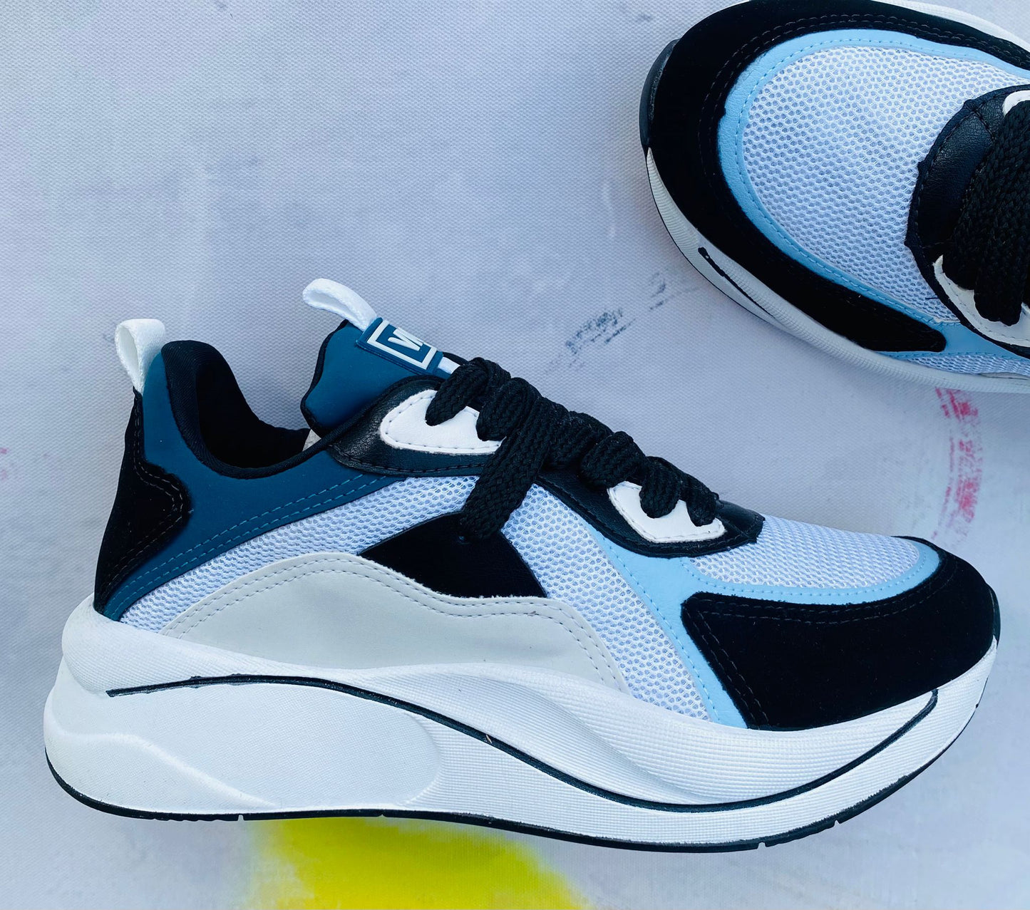 SHADES OF BLUE SNEAKER 2707-01- FINAL SALE