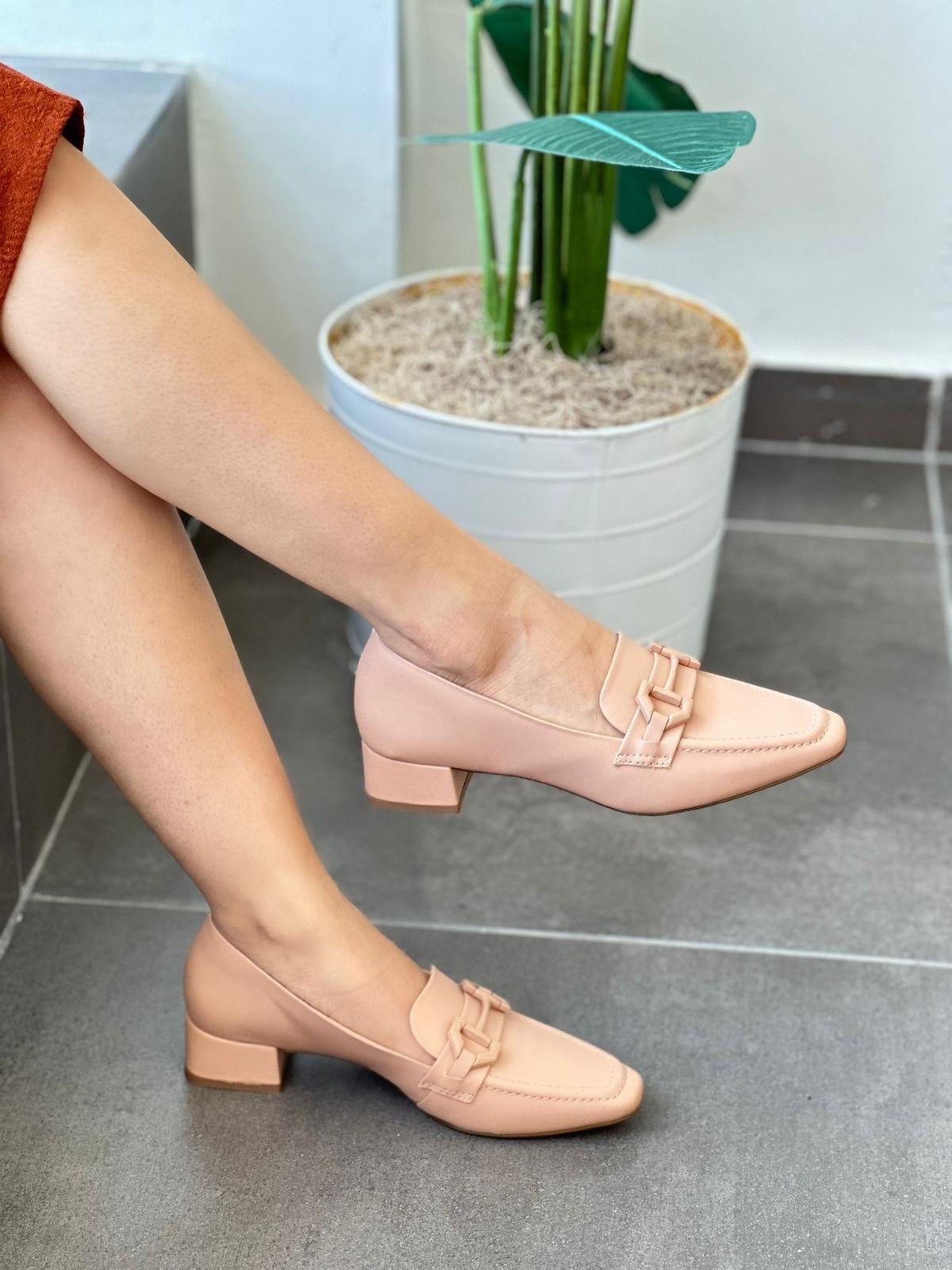 POINTED TOE BLOCK HEEL 3030-09