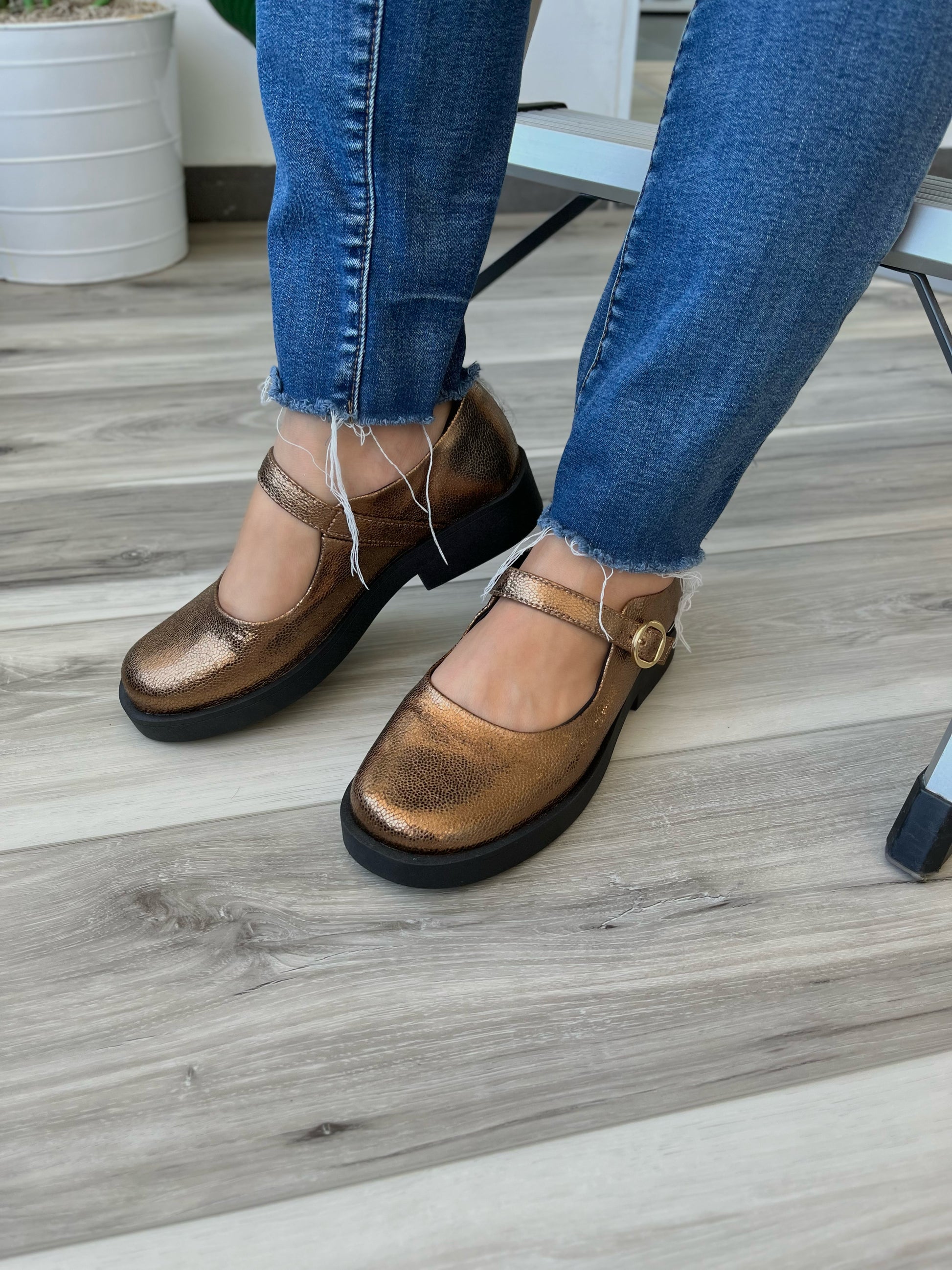 Nikita bronze loafer 8 - Stela The Shoetique