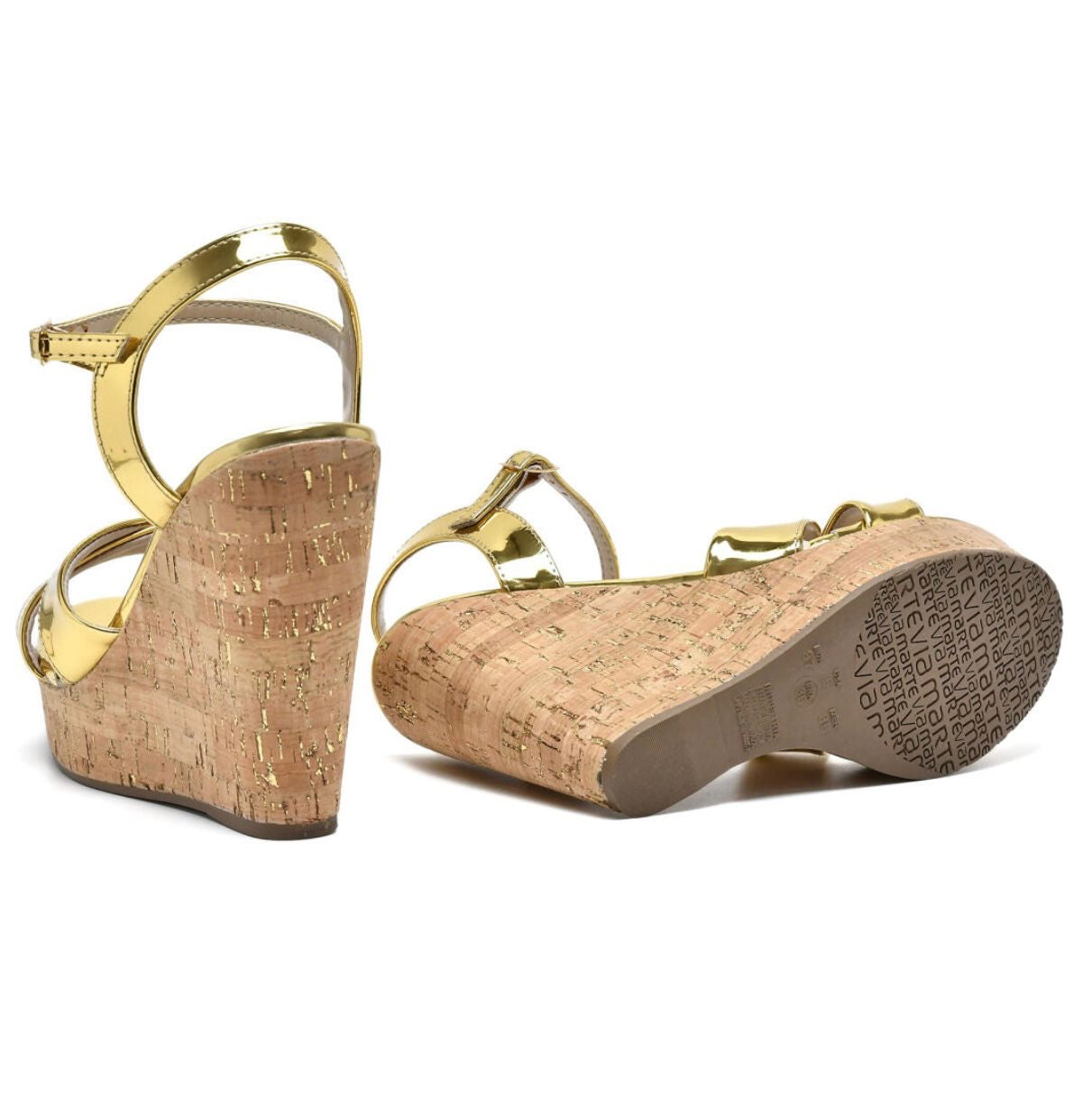 Mery Gold Wedge 9,10 - Stela The Shoetique
