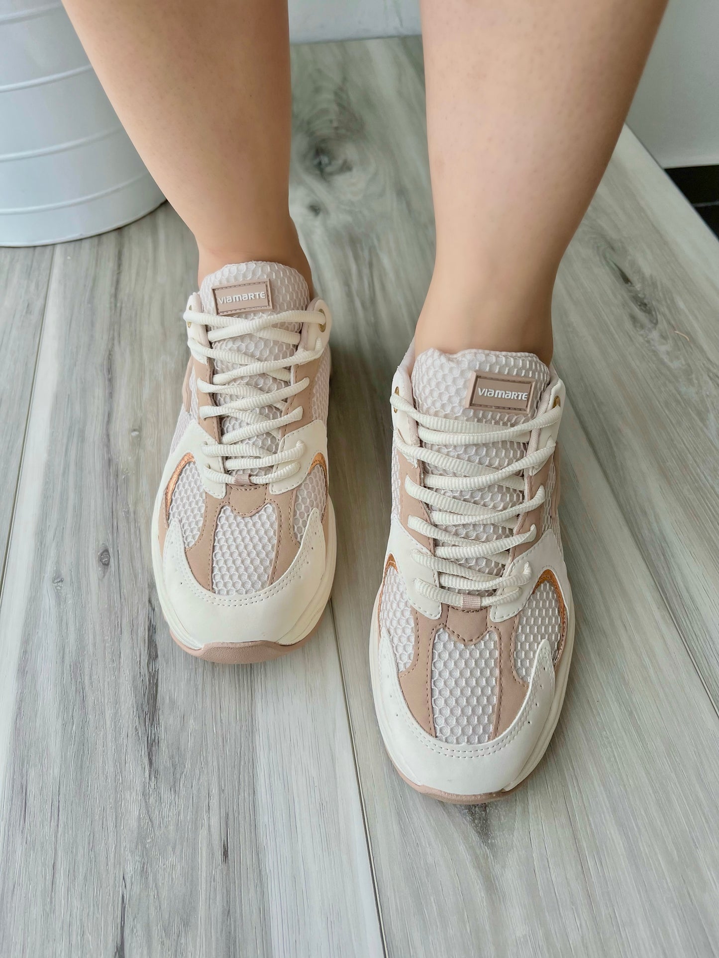 Estela camel beige sneaker - Stela The Shoetique