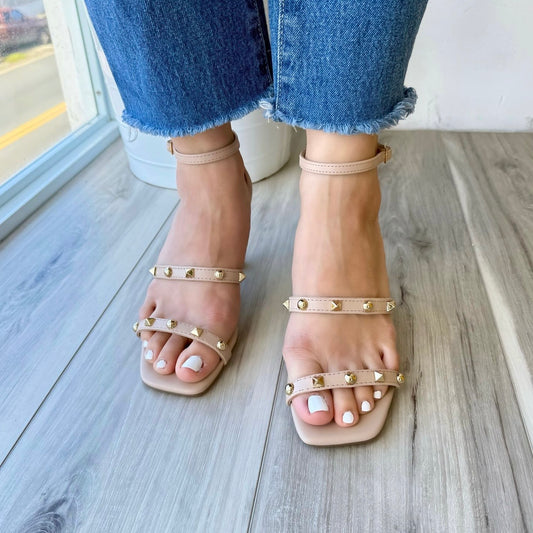 Milo beige heel - Stela The Shoetique