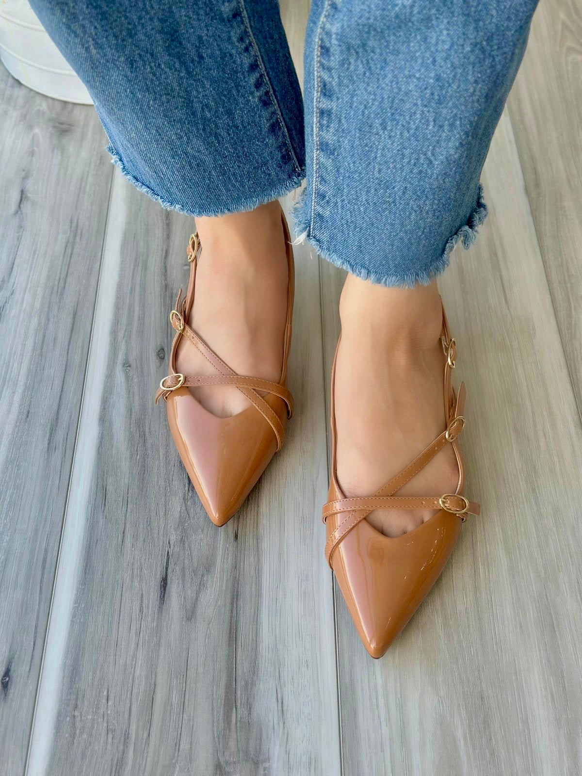 Galilea camel heel - Stela The Shoetique