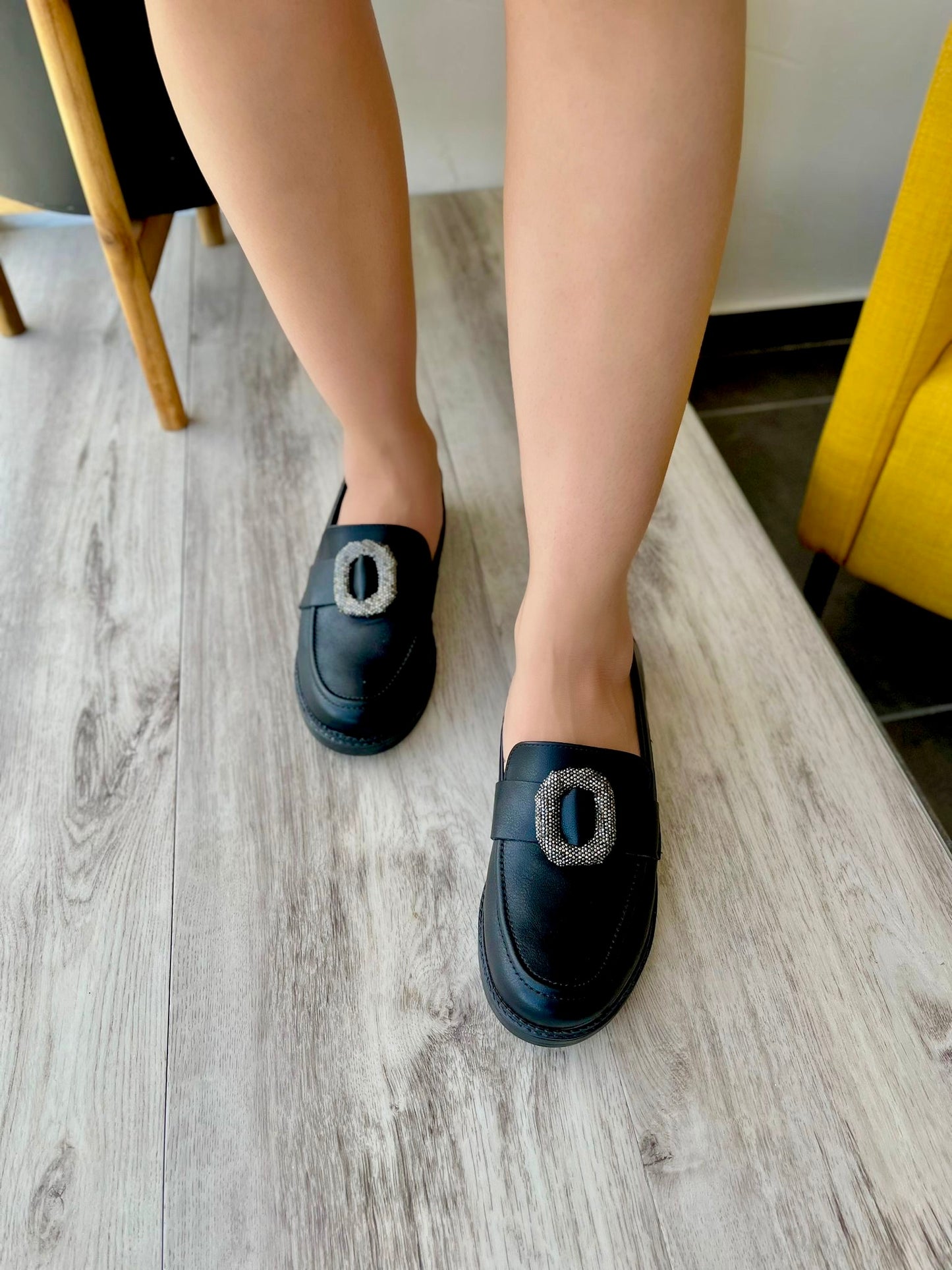 Lau black loafer 7,8 - Stela The Shoetique