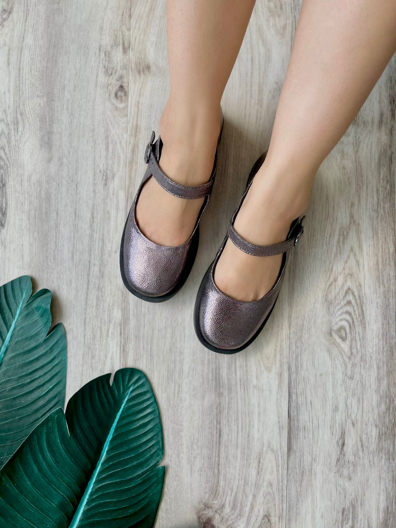 Nikita pewter loafer 8 - Stela The Shoetique