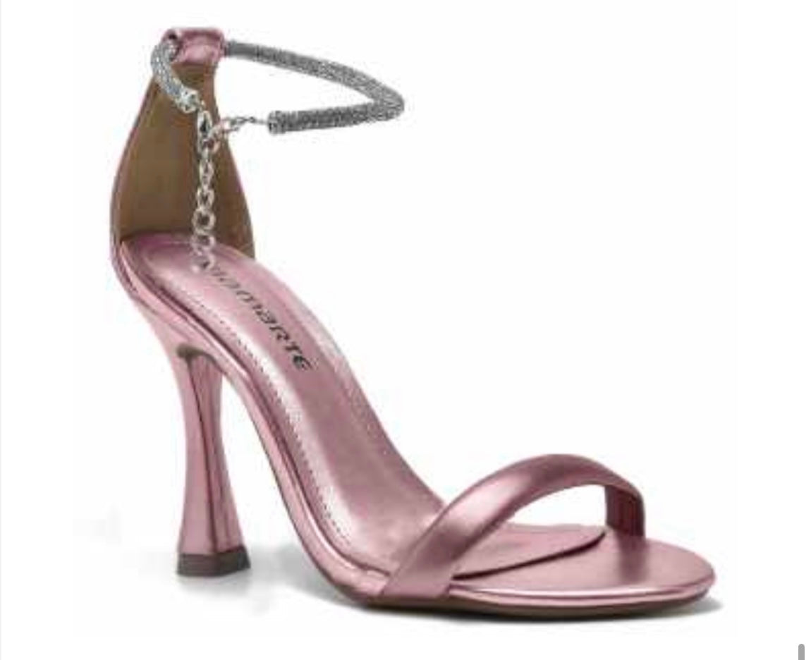 SHINNY STRAP HEEL SANDAL 16107-02