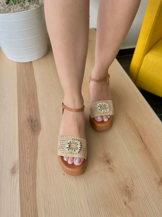 Camila caramelo-size 5 - Stela The Shoetique