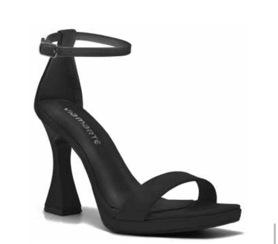 Rossi black Heel - Stela The Shoetique