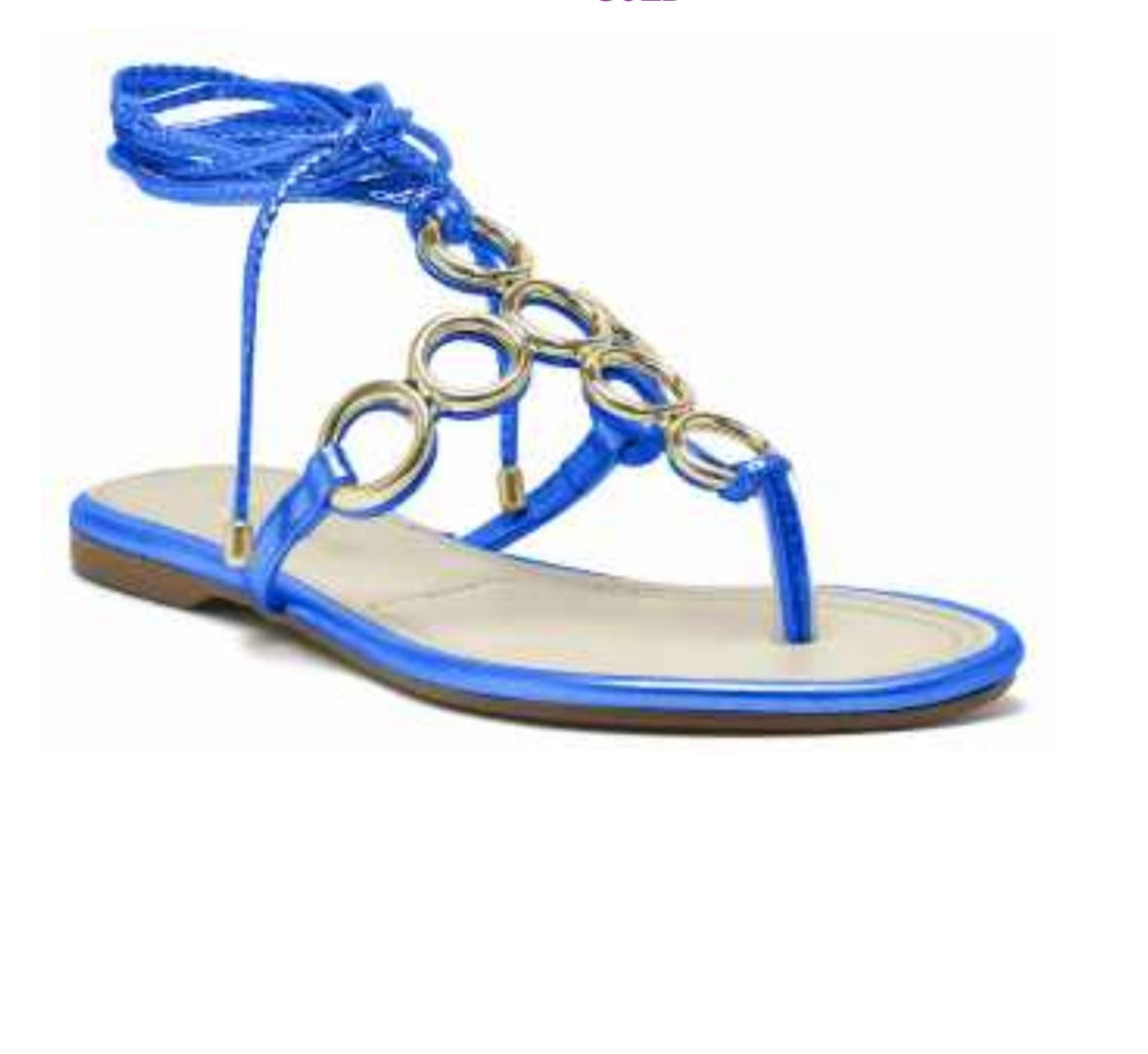 GREEK SANDAL WRAP AROUND STRAP 14208-02