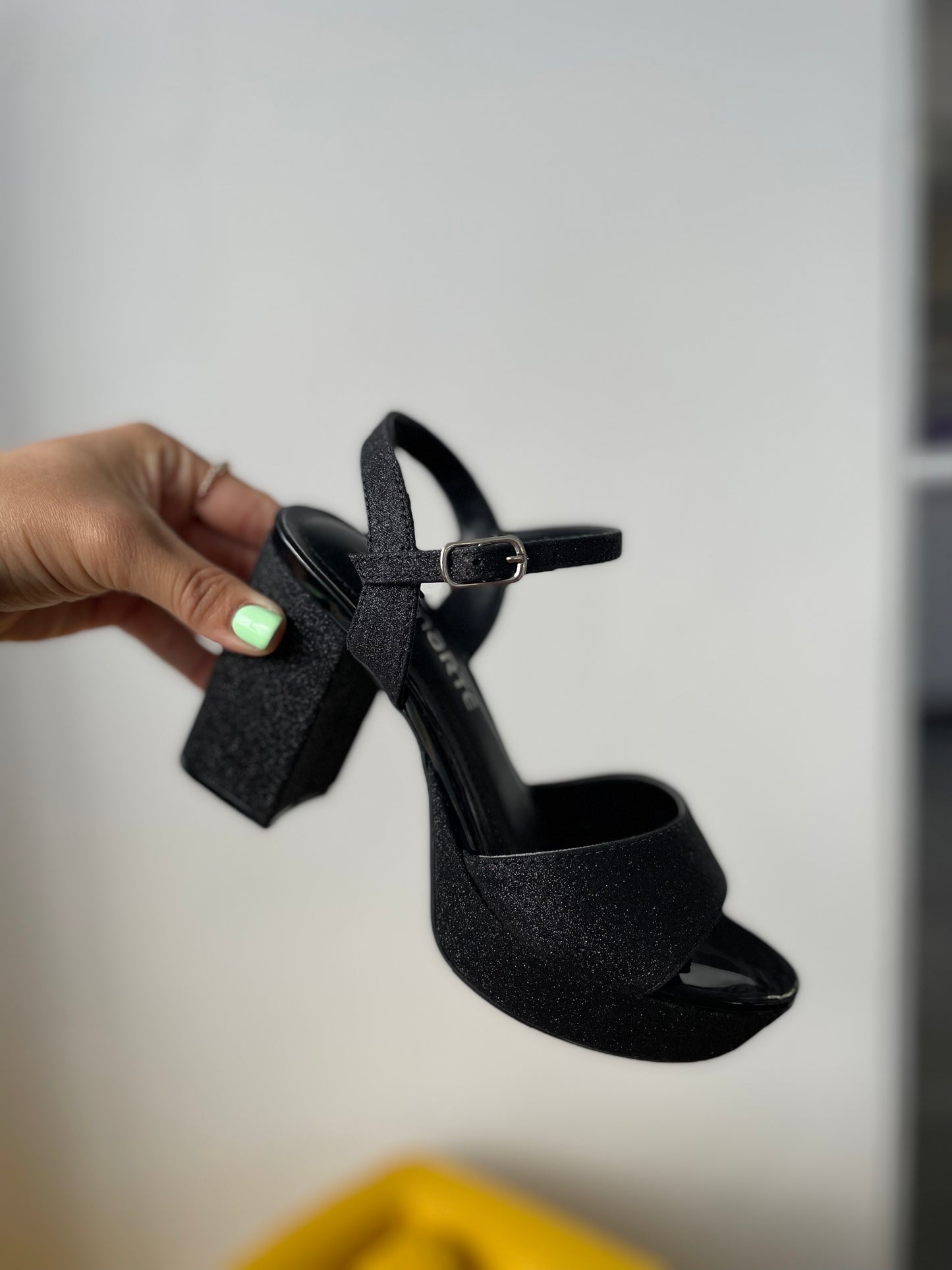 GLITTER PLATFORM HEEL 11508-01