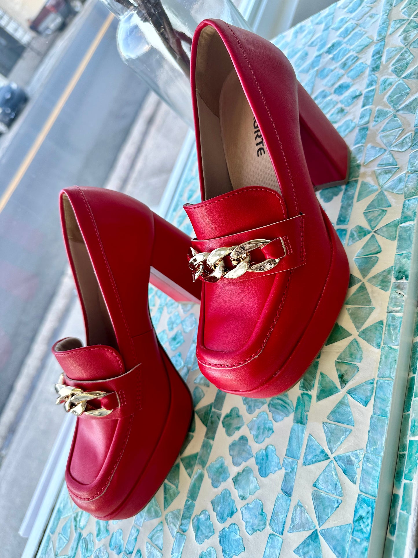 VERA HEELED LOAFER #4