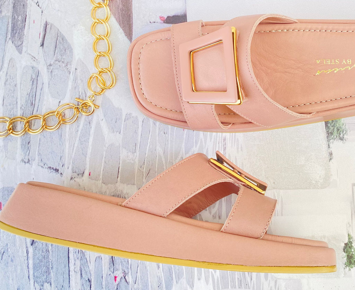 SQUARE ORNAMENT CARLOTA SANDAL- FINAL SALE