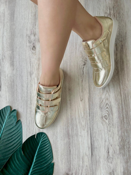 Eira gold sneaker - Stela The Shoetique