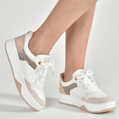 Ninna beige sneaker - Stela The Shoetique